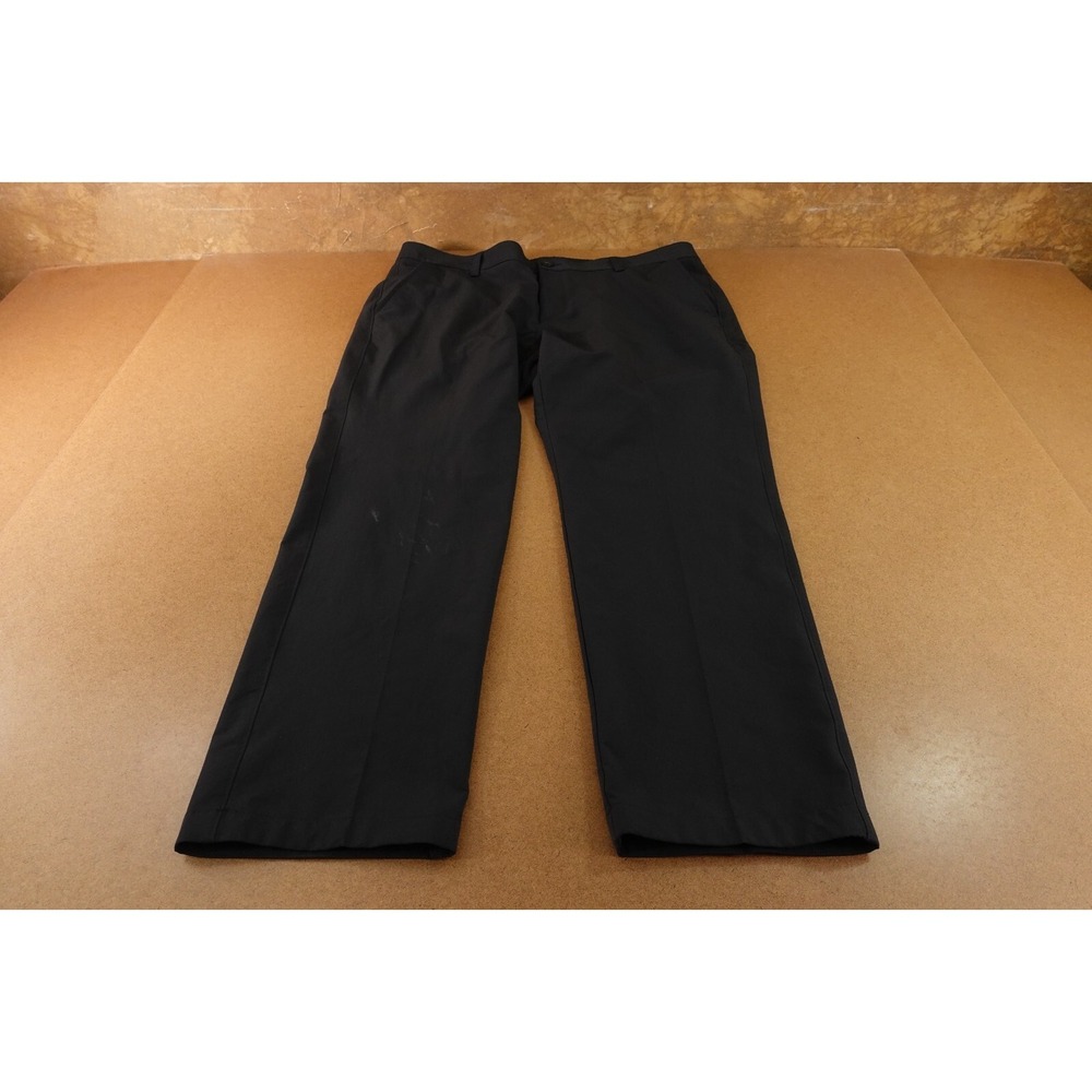 Under Armour Mens Size 40 x 32 Black Tech Moisture-Wicking Golf Pants *Flaw